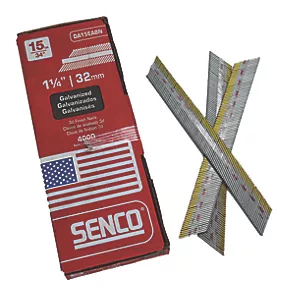 Senco Galvanised Finish Nails 15ga x 32mm 4000 Pack - Image 2
