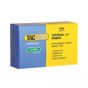 Tacwise 140 Series Heavy Duty Staples Galvanised 6 x 10.6mm 5000 Pack - Image 3